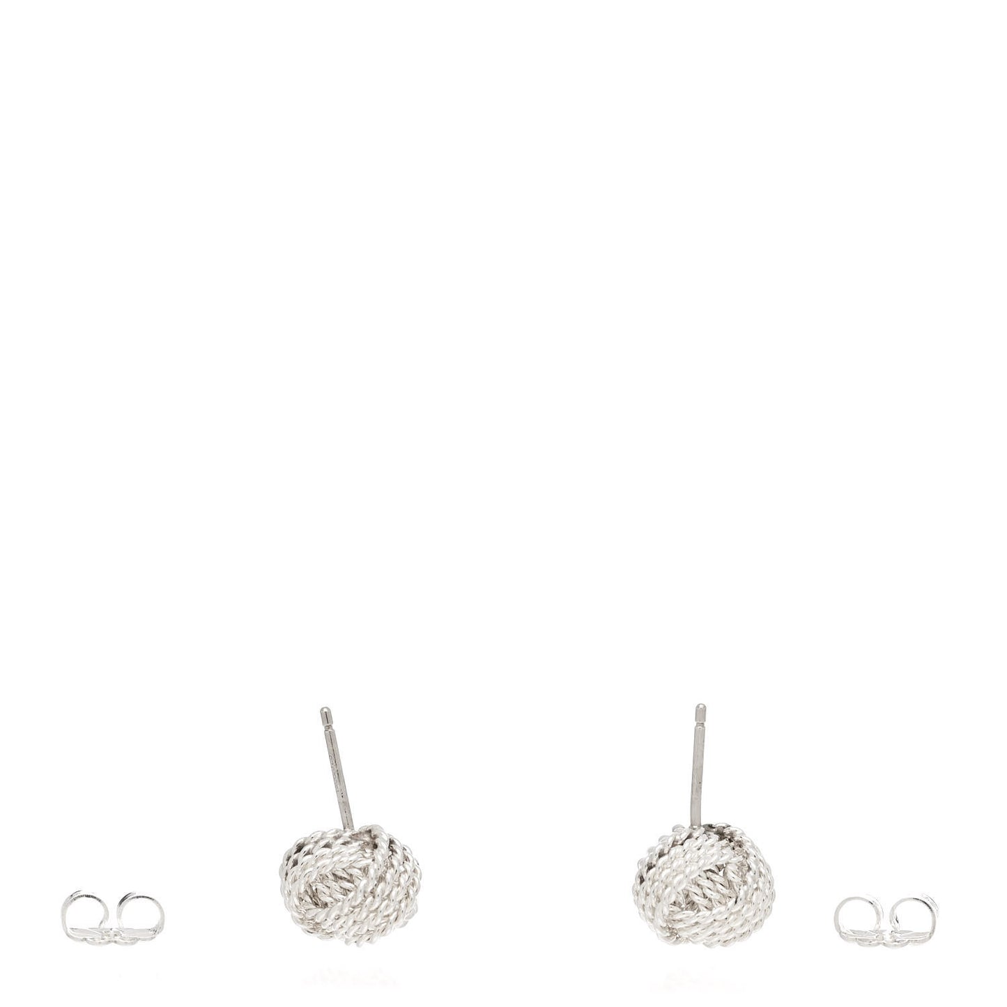 Sterling Silver Twist Knot Earrings