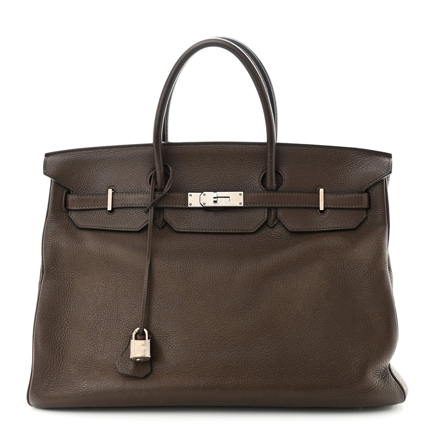 Taurillon Clemence Birkin 40 Cafe