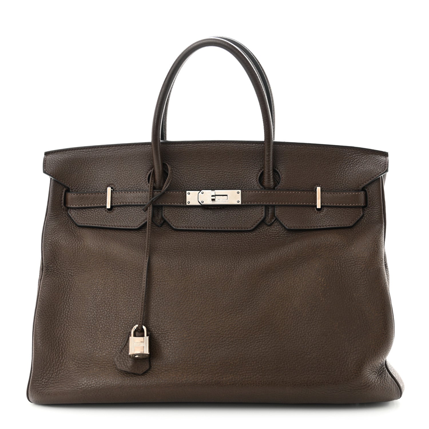 Hermes Taurillon Clemence Birkin 40 Cafe 1 of 10