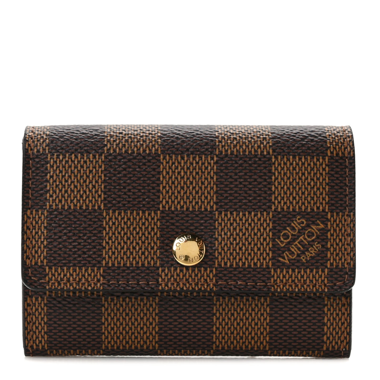 Damier Ebene Porte-Monnaie Plat Coin Purse