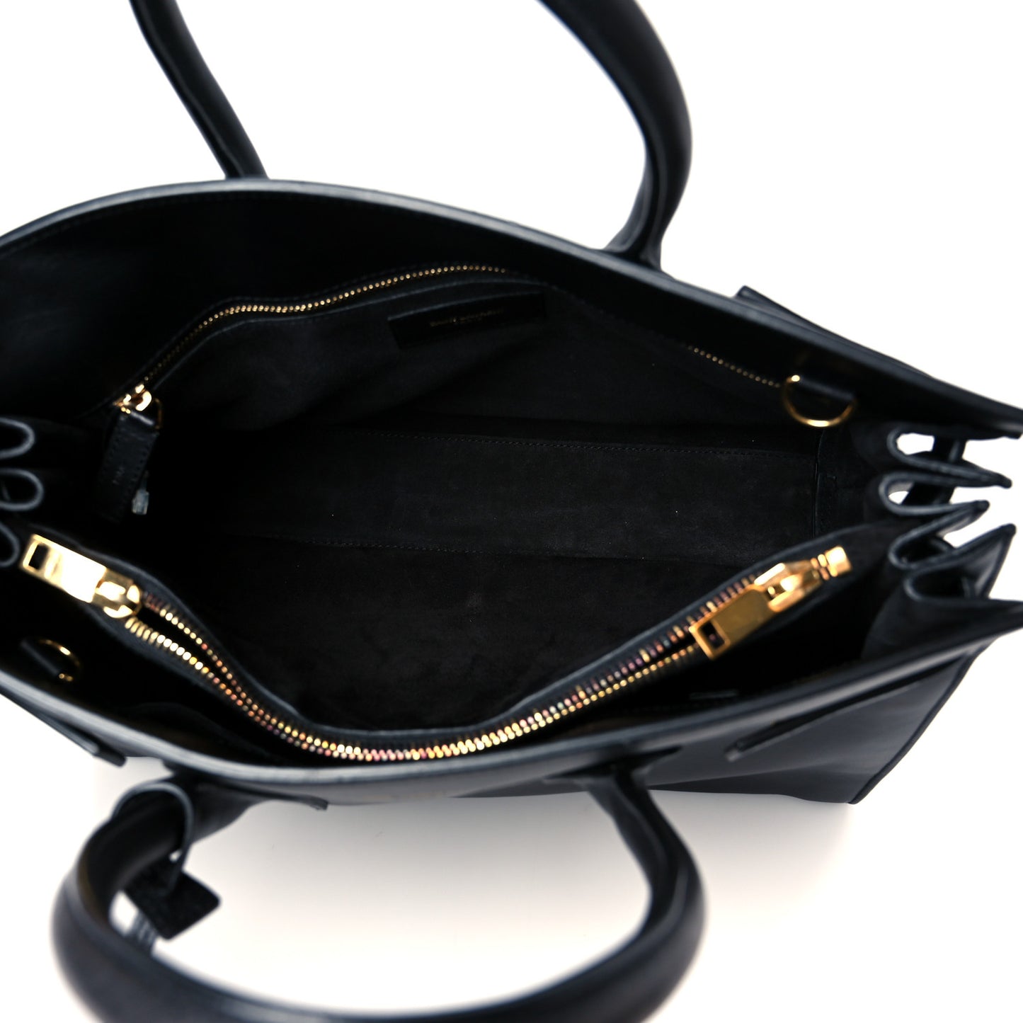 Calfskin Small Sac De Jour Black