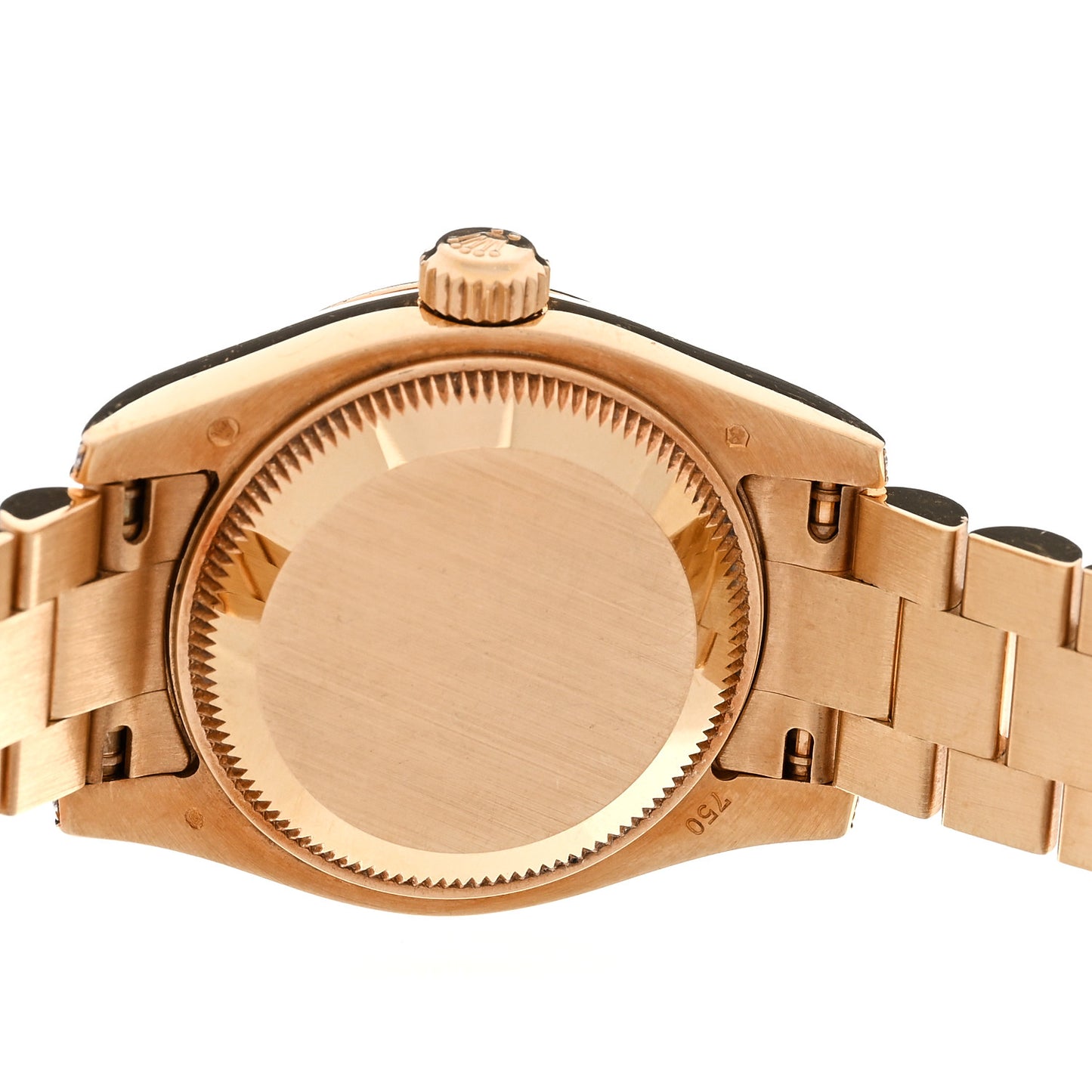 18K Yellow Gold Diamond 26mm Oyster Perpetual Lady Datejust President Watch Champagne Jubilee 179239