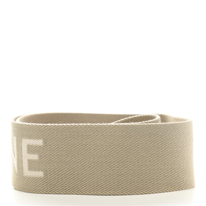 Celine Jacquard Wool Logo Short Strap Beige White 2 of 6