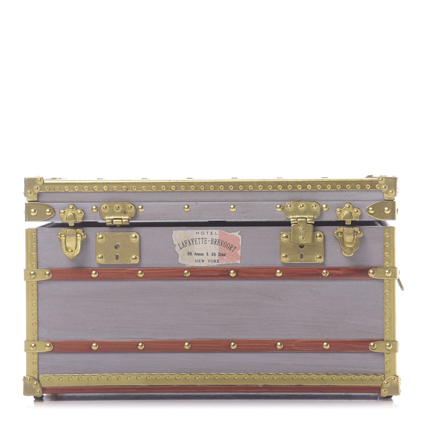 Mini Malle Zinc Trunk Paperweight Jewelry Box