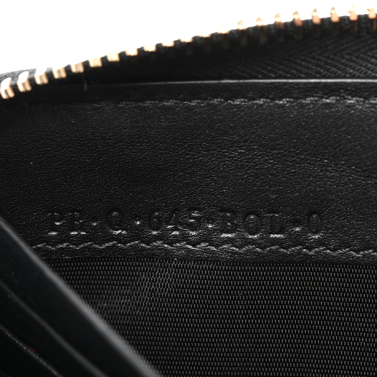 Valentino Garavani Vitello Rockstud Zip Around Wallet Black 6 of 7