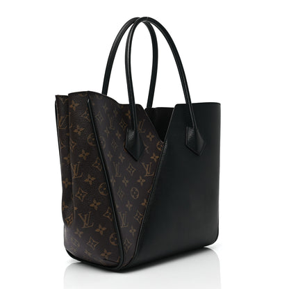 Louis Vuitton Calfskin Monogram Kimono Tote Black 3 of 10