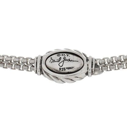 David Yurman Sterling Silver Hematite Cable Berries Tassel Pendant Necklace 4 of 4