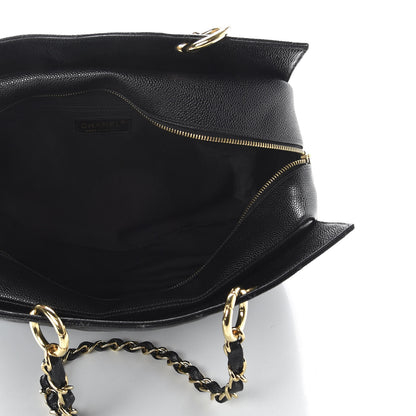Chanel Caviar Quilted Grand Timeless Tote GTT Black 5 of 9