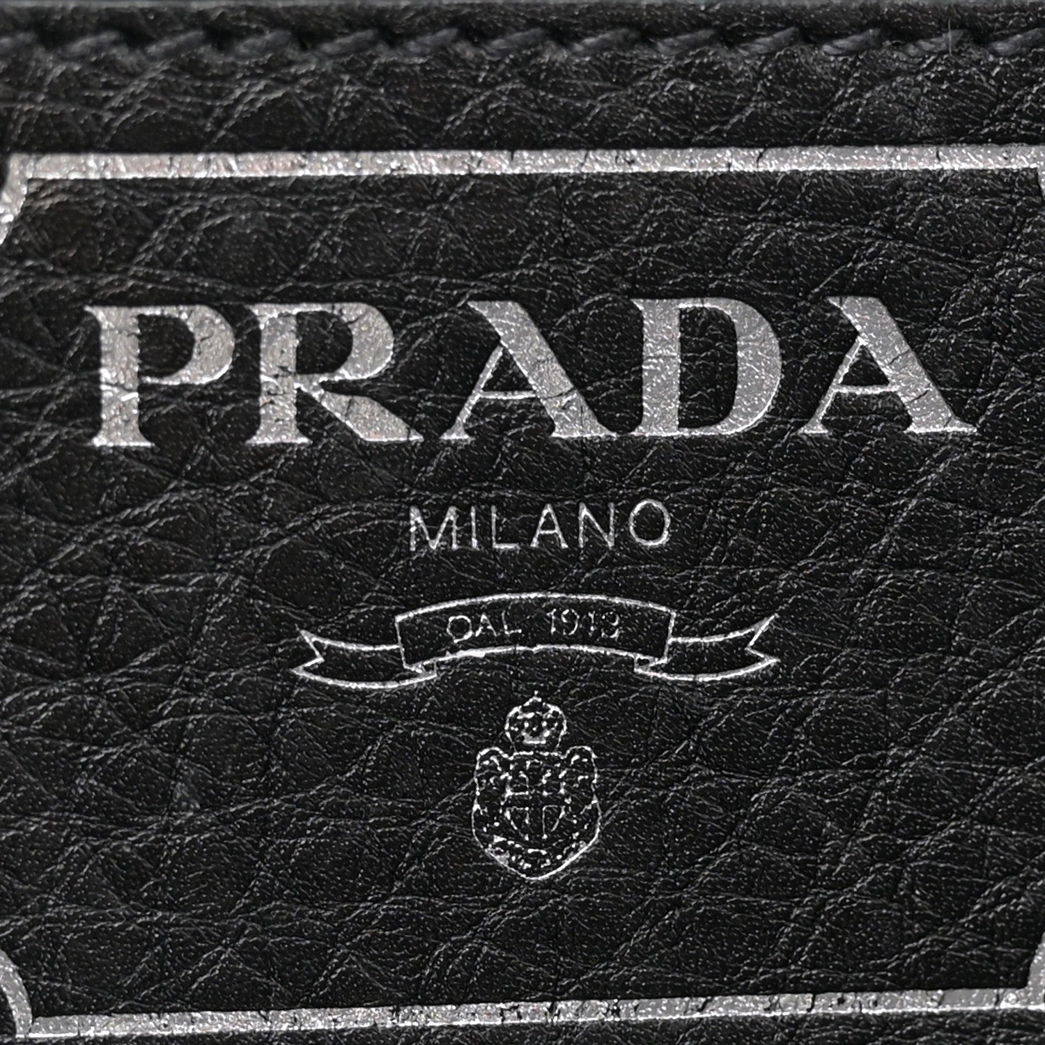 Prada Vitello Daino Tote Black 6 of 14