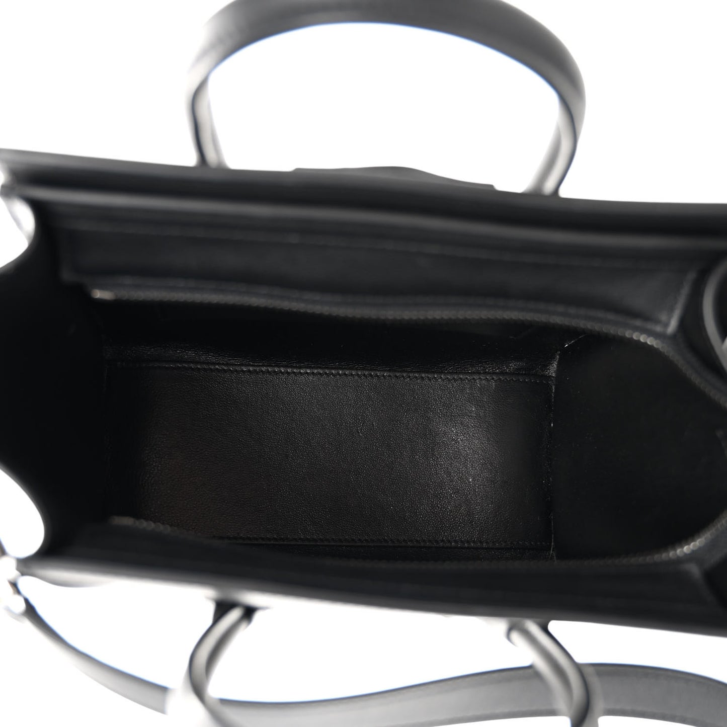 Lizard Smooth Calfskin Nano Luggage Natural Black