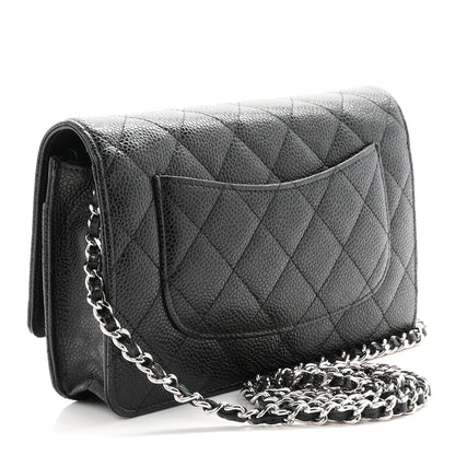Chanel Caviar Quilted Wallet on Chain WOC Black 3 of 11