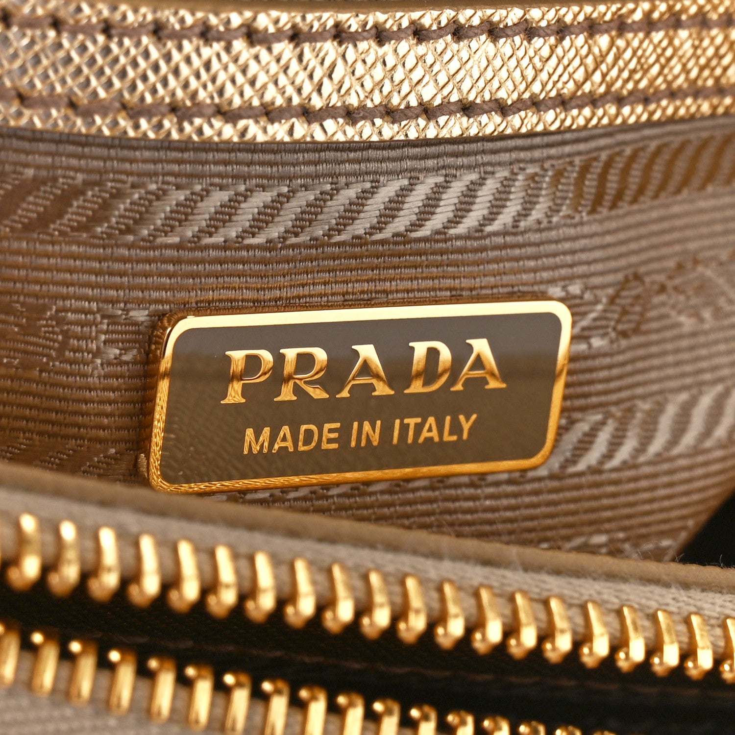 Prada Saffiano Lux Mini Galleria Double Zip Tote Platino 6 of 11