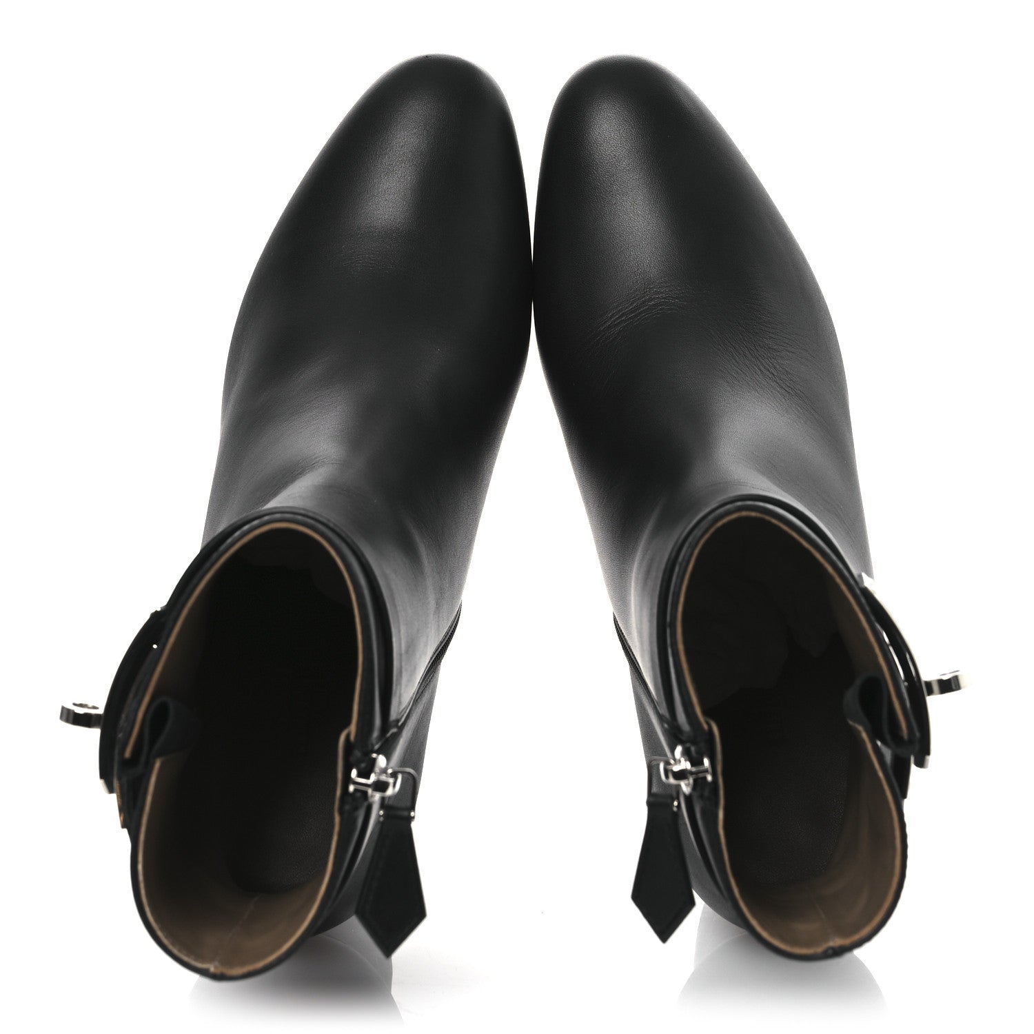 Hermes Calfskin Saint Germain Ankle Boots 36.5 Black 2 of 12