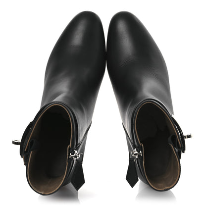 Hermes Calfskin Saint Germain Ankle Boots 36.5 Black 2 of 12
