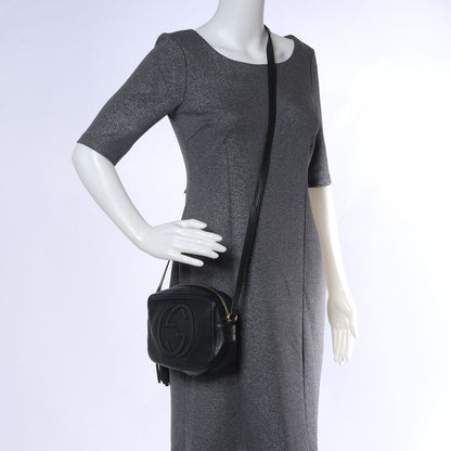 Gucci Pebbled Calfskin Small Soho Disco Bag Black 2 of 7