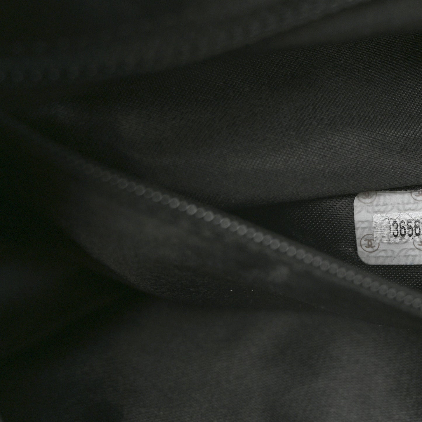 Suede Quilted CC Drawstring Backpack Black