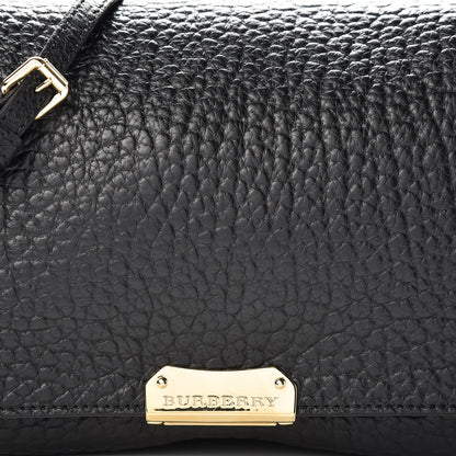 Burberry Signature Grain Medium Mildenhall Crossbody Bag Black 9 of 11
