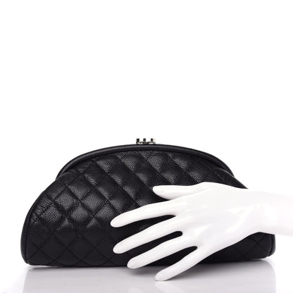 Chanel Caviar Quilted Timeless Clutch Black 2 of 7