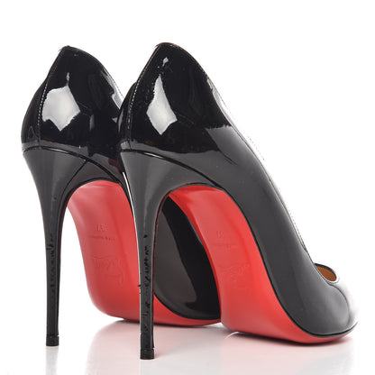 Christian Louboutin Patent Dorissima 100 Pumps 37 Black 4 of 13