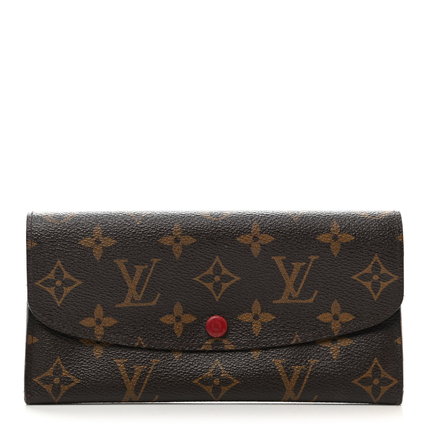 Monogram Emilie Wallet Red