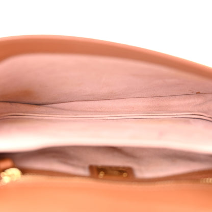 MCM Suede Calfskin Trisha Small Shoulder Bag Brown 5 of 14