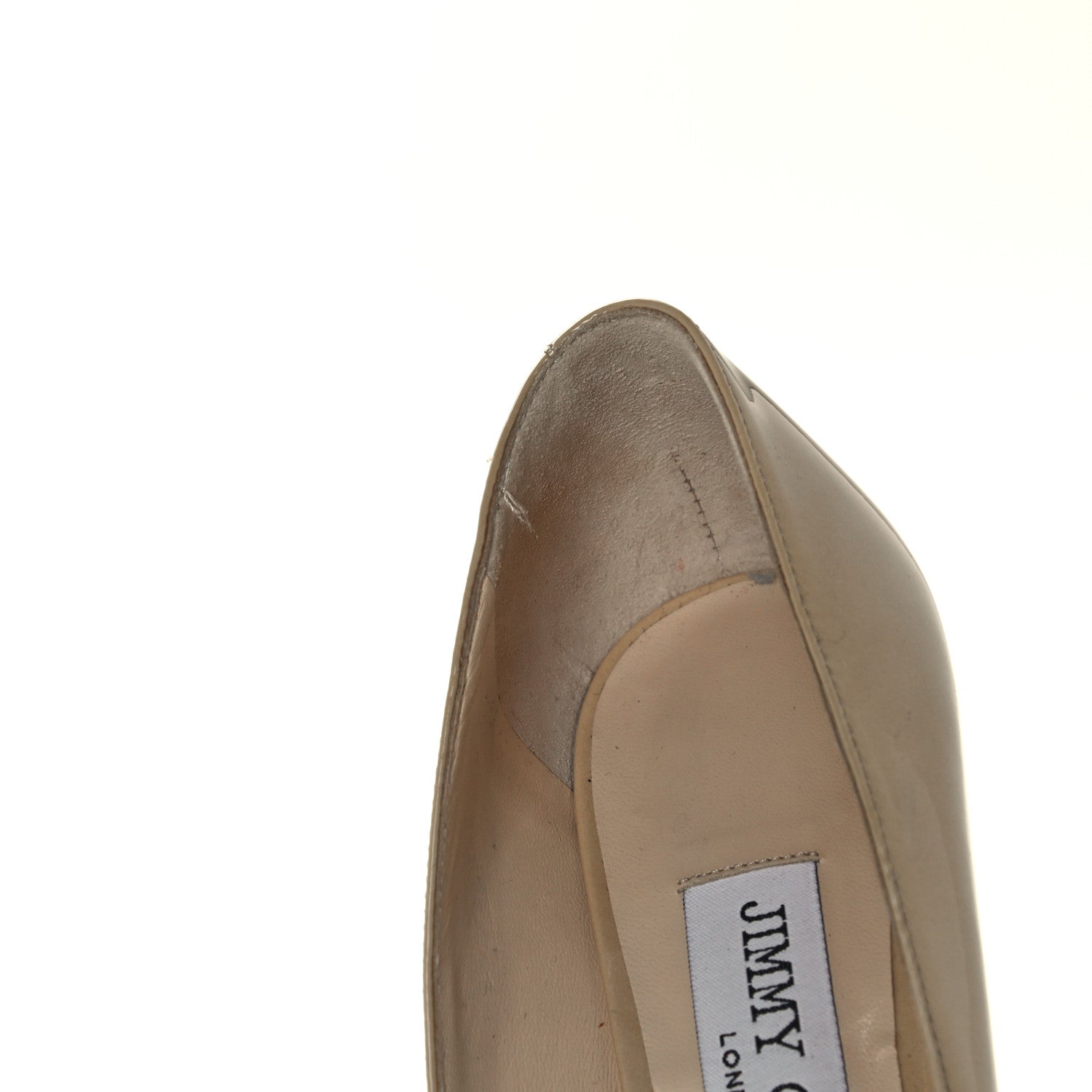 Jimmy Choo Patent Agnes 85 Pumps 36 Nude 10 of 10