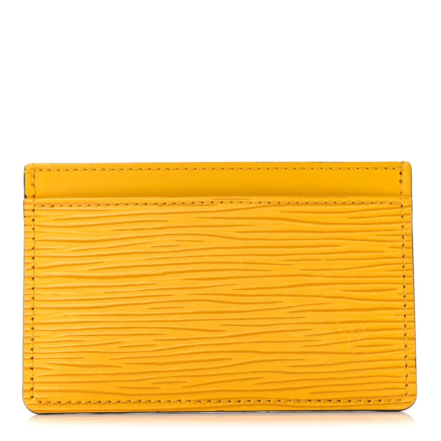Louis Vuitton Epi Card Holder Jonquille 1 of 8