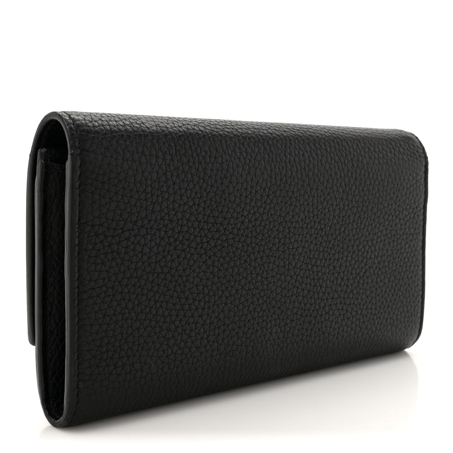 Calfskin Animalier Continental Wallet Black