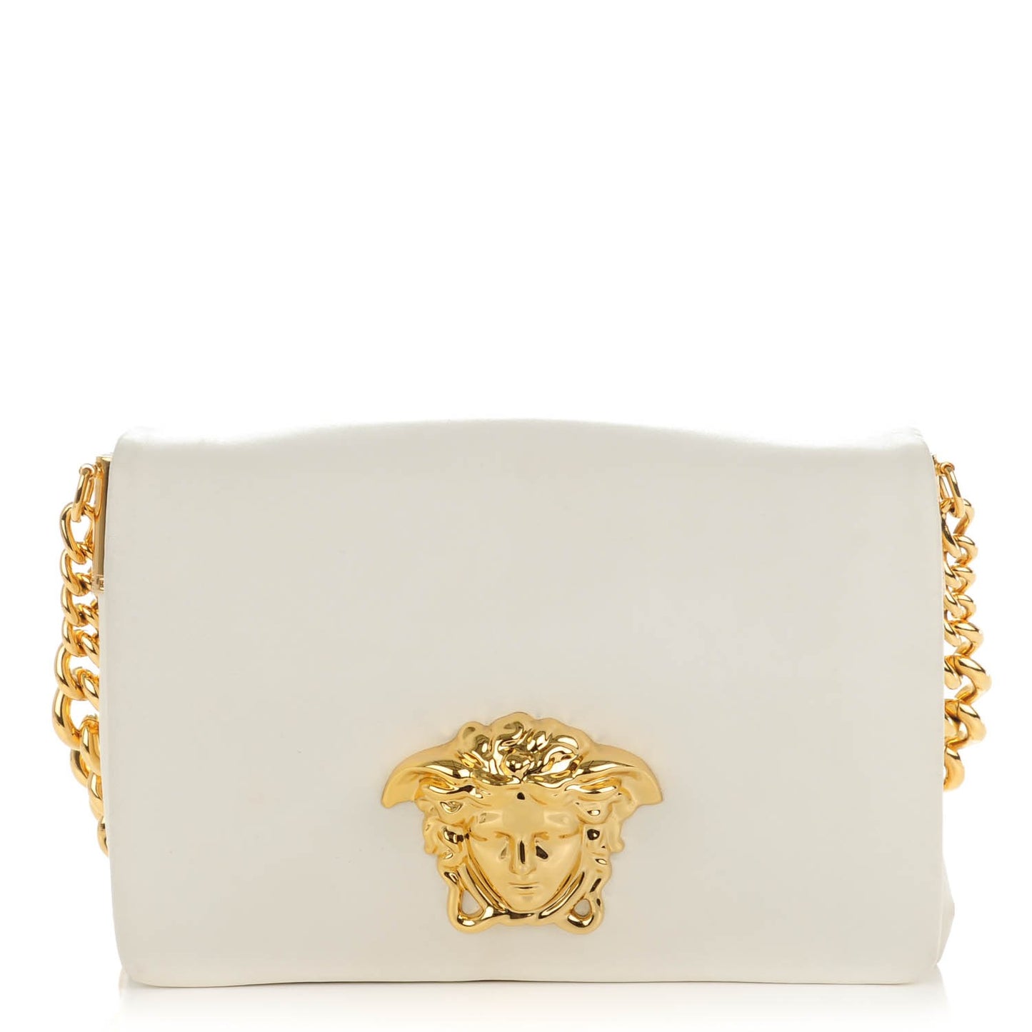 Nappa Palazzo Sultan Shoulder Bag White