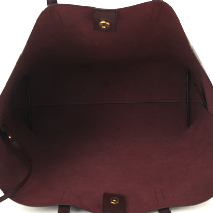 Saint Laurent Calfskin Large Shopping Tote Bordeaux 6 of 10