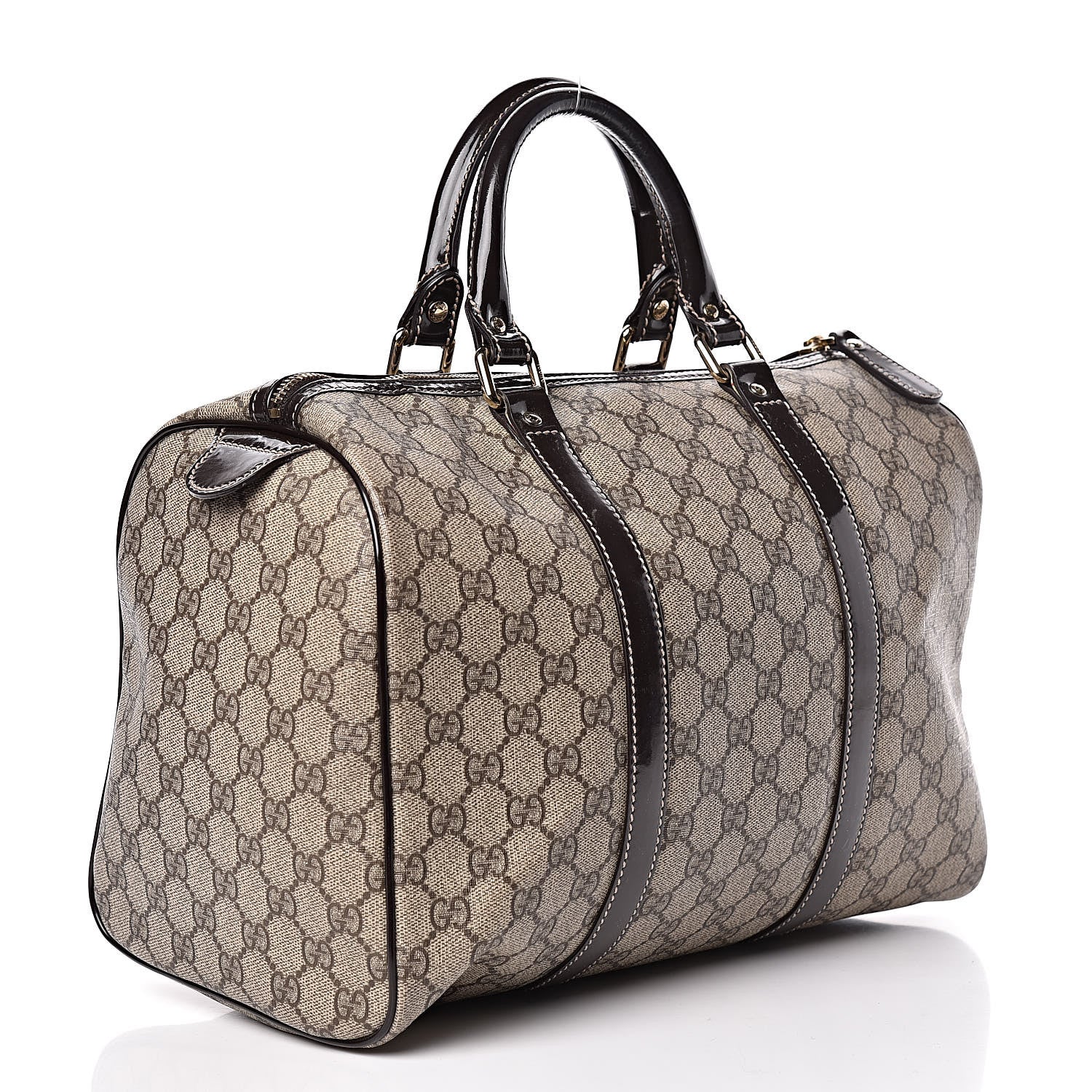 Gucci GG Plus Monogram Medium Joy Boston Dark Brown 3 of 10