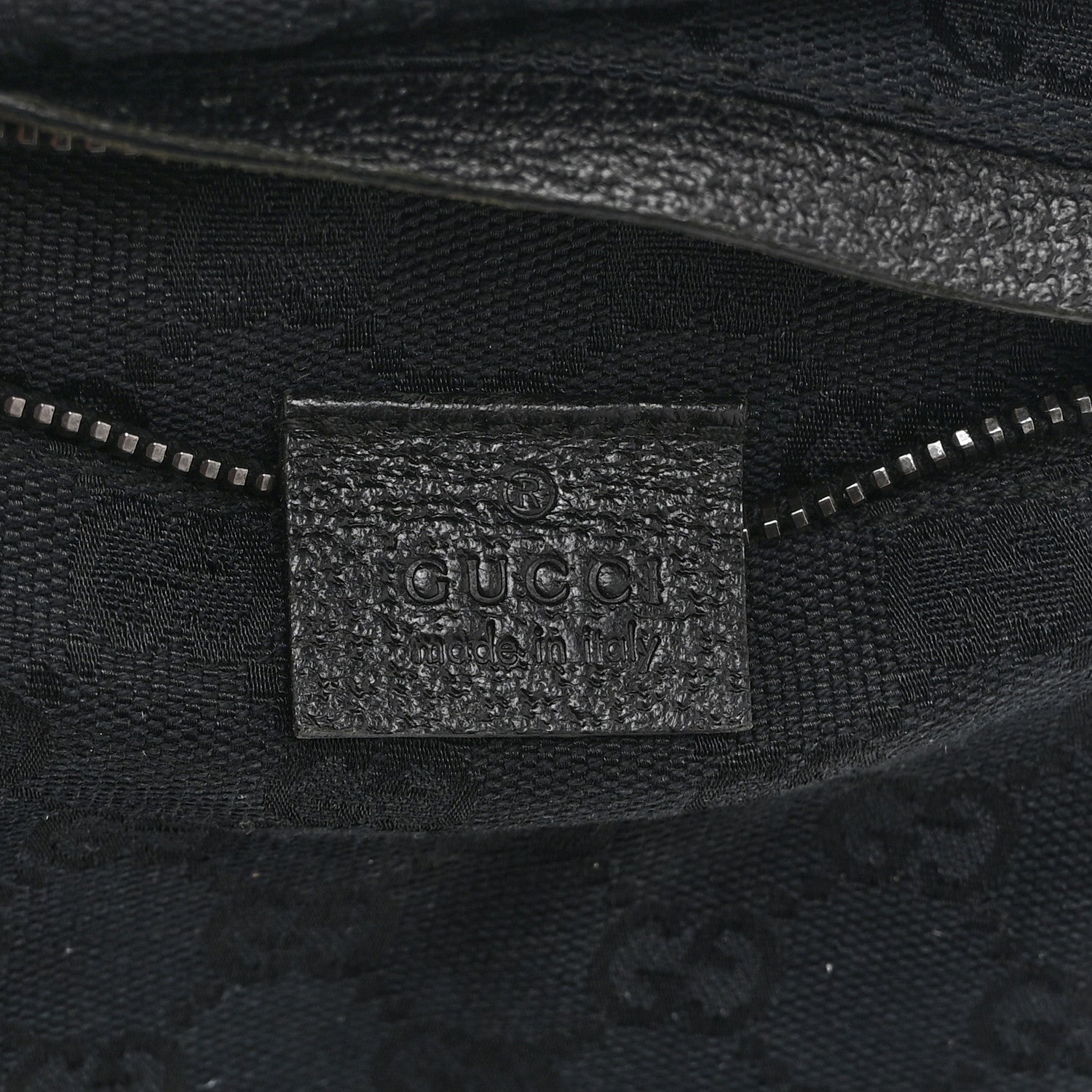 Gucci GG Monogram Double Pocket Belt Bag Black 6 of 10