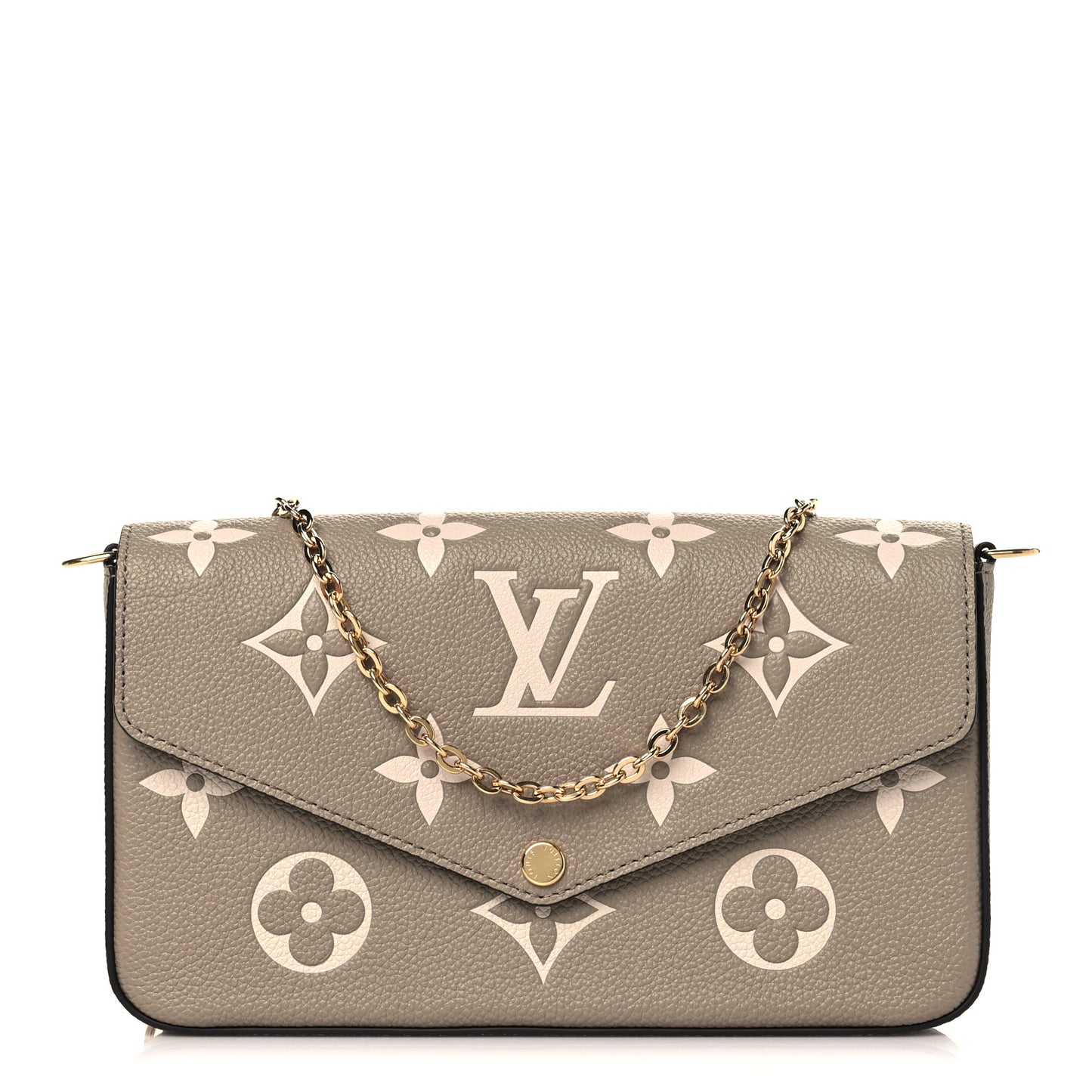 Empreinte Monogram Giant Felicie Pochette Tourterelle Creme