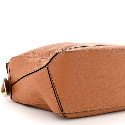 Loewe Grained Calfskin Small Puzzle Bag Tan 8 of 10