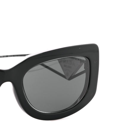 Prada Acetate Sunglasses SPR 14Y Black Slate Gray 8 of 8