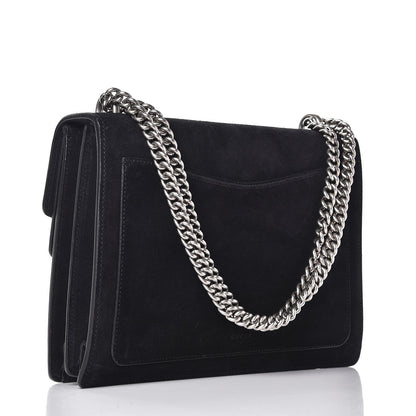 Gucci Suede Medium Dionysus Shoulder Bag Black 3 of 7