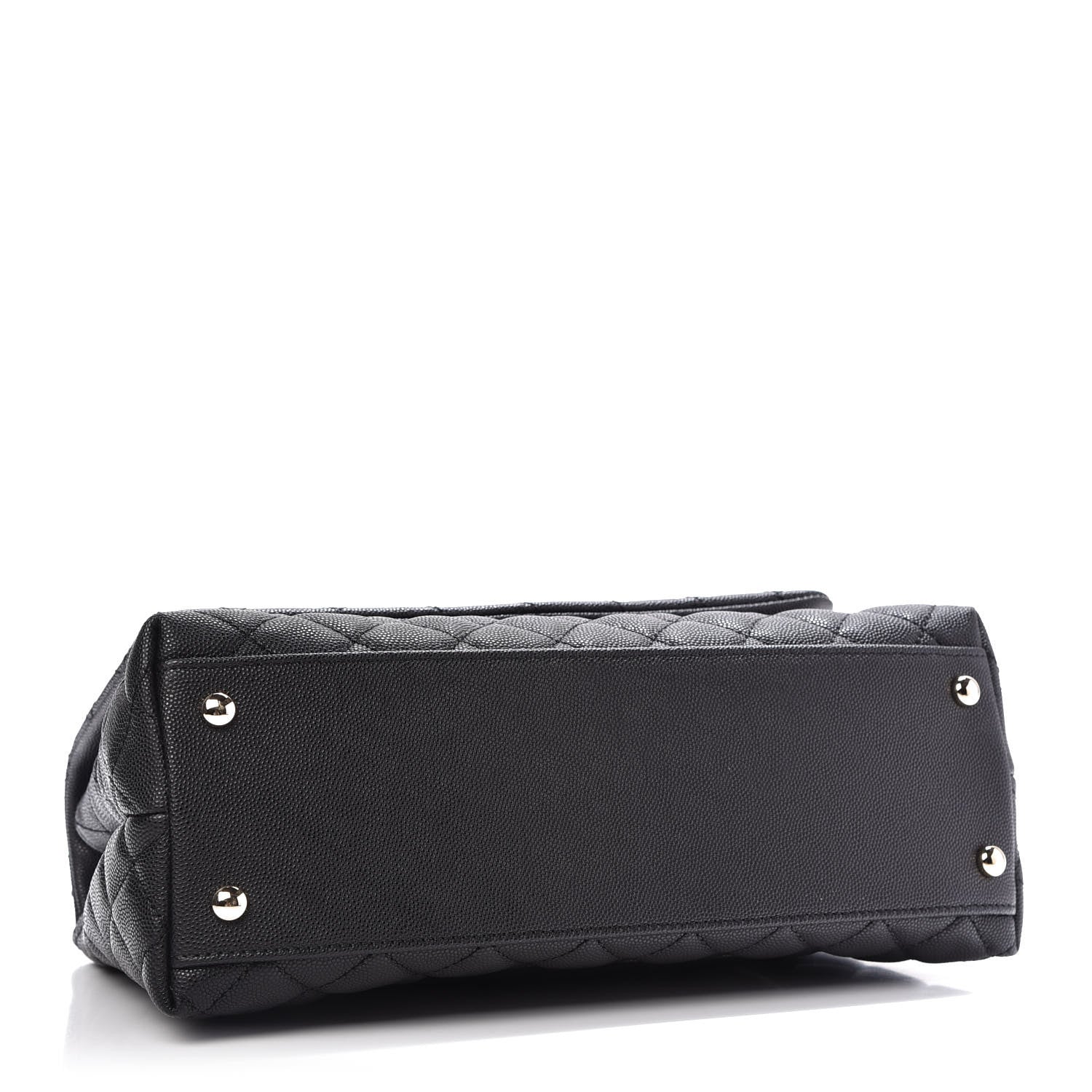 Chanel Caviar Quilted Small Coco Handle Flap Black 4 of 10