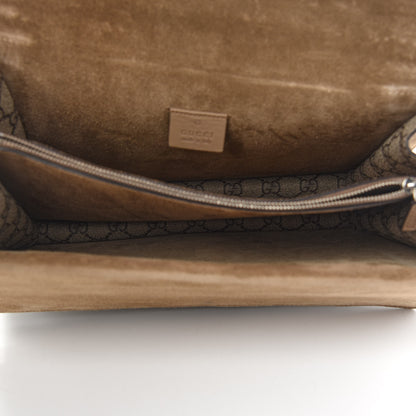 Gucci GG Supreme Monogram Medium Dionysus Shoulder Bag Taupe 5 of 10