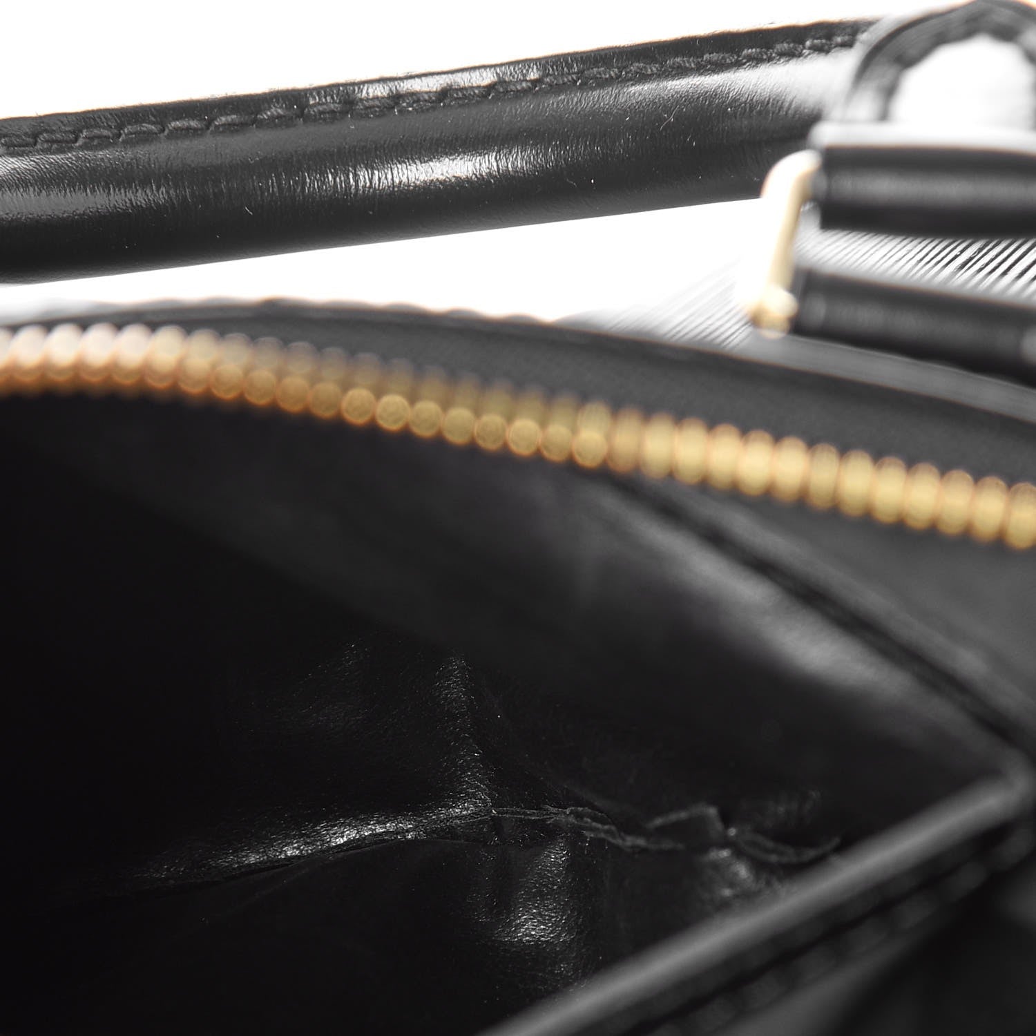 Louis Vuitton Epi Speedy 25 Black 7 of 10