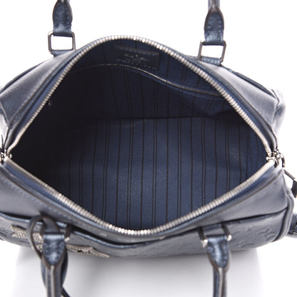 Louis Vuitton Empreinte Pins Speedy Bandouliere 25 NM Marine 5 of 12