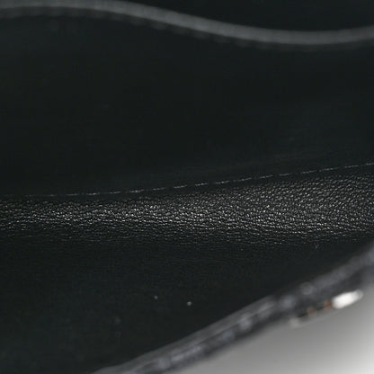 Christian Dior HOMME Oblique Double Saddle Wallet Black 8 of 16