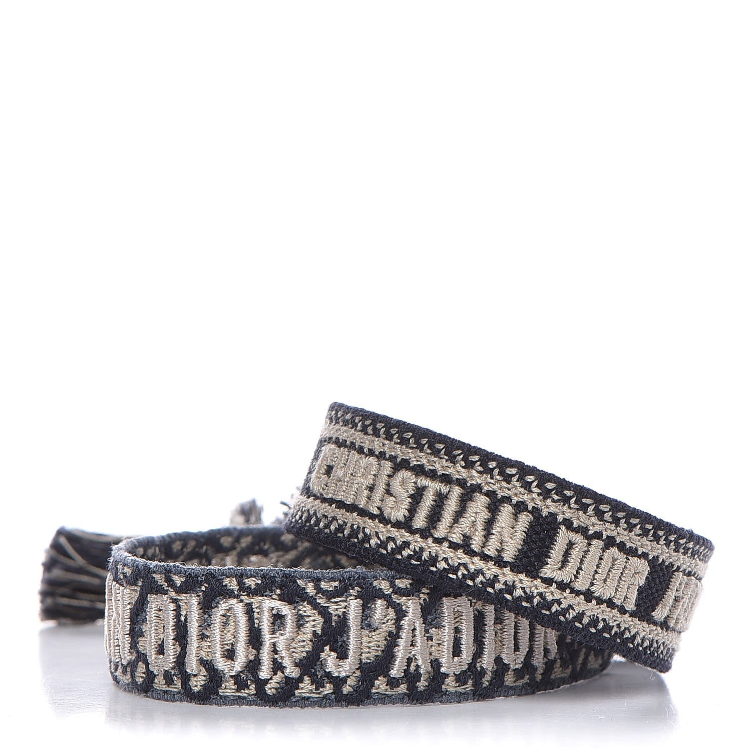 Christian Dior Woven Cotton J'Adior Friendship Bracelet Set 1 of 6