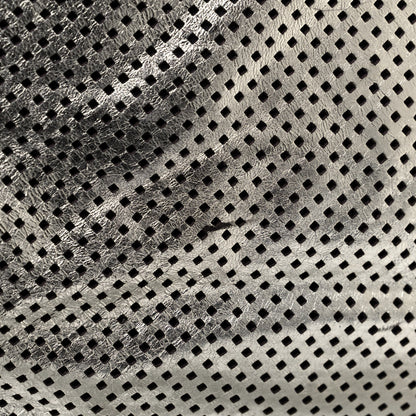 Chanel Metallic Glazed Calfskin Perforated Medium Rodeo Drive Tote Silver 13 of 14