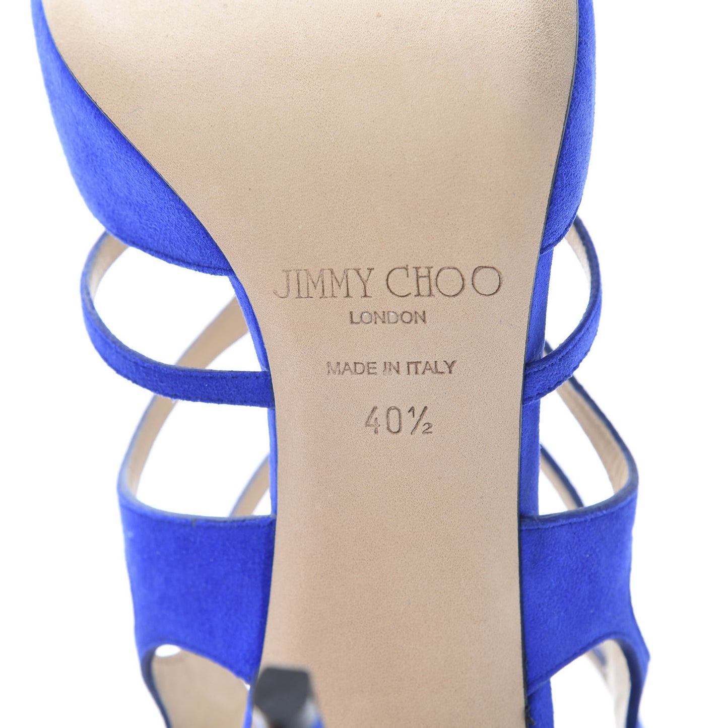 Suede Ren 100 Sandals 40.5 Cobalt