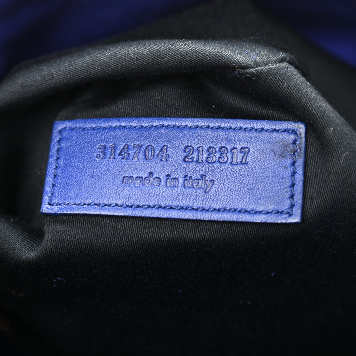 Saint Laurent Calfskin Classic Duffle 6 Blue 7 of 16