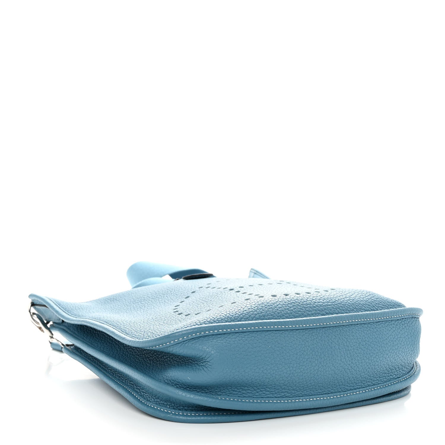 Hermes Taurillon Clemence Evelyne III PM Blue Jean 4 of 11