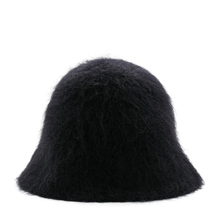 Louis Vuitton Mohair Wool LV Fluffy Hat Black 4 of 9