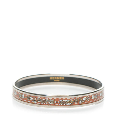Hermes Enamel Printed Narrow Bracelet 65 1 of 5