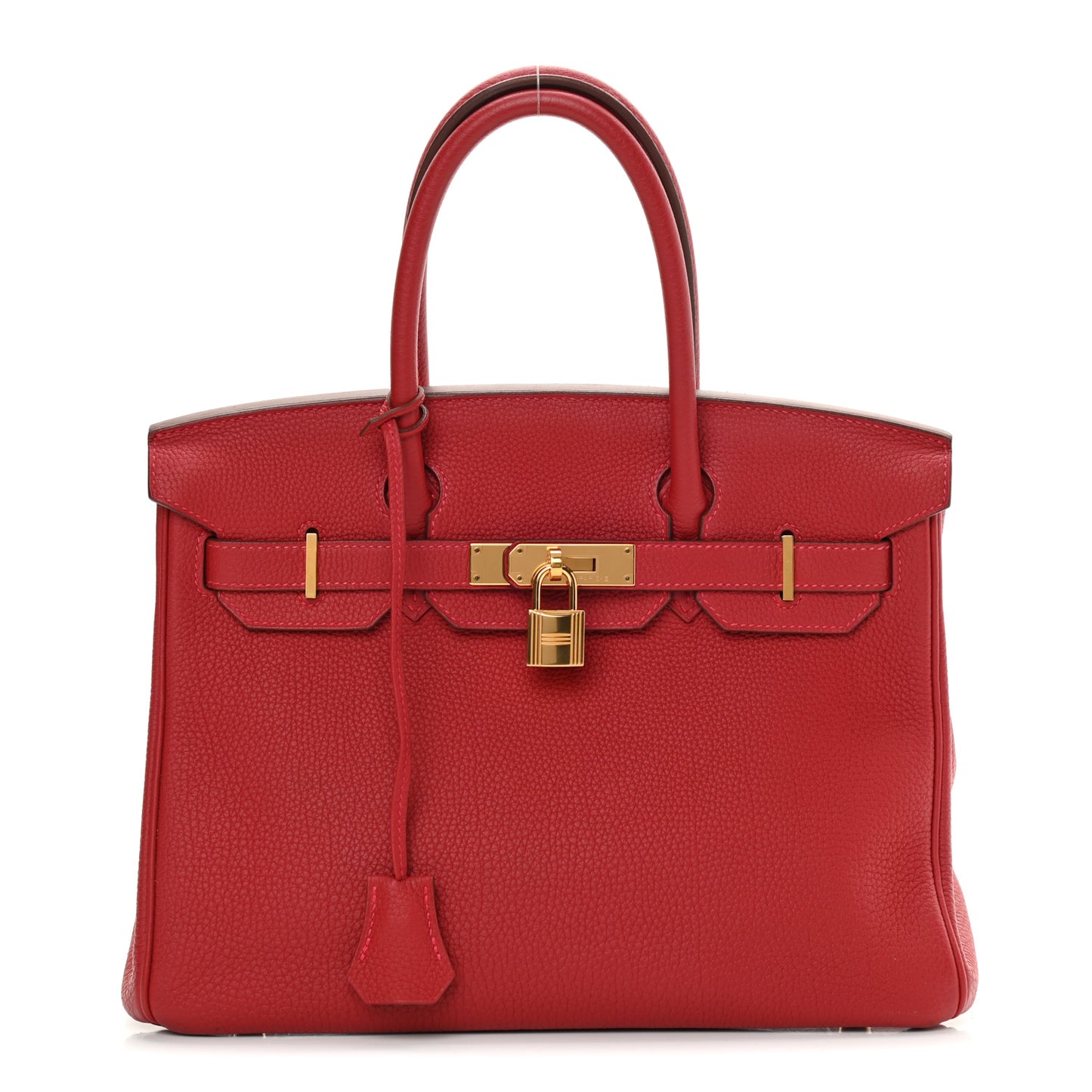 Togo Birkin 30 Rouge Casaque