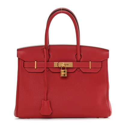 Hermes Togo Birkin 30 Rouge Casaque 1 of 19